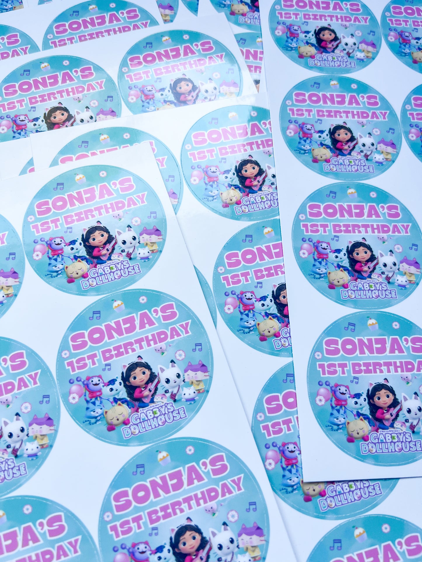 Personlised Sticker Sheets