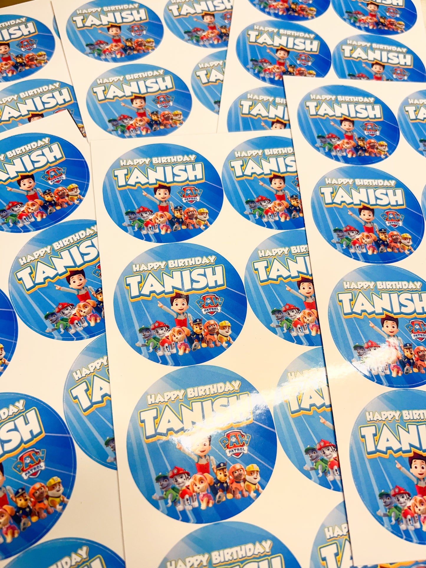 Personlised Sticker Sheets