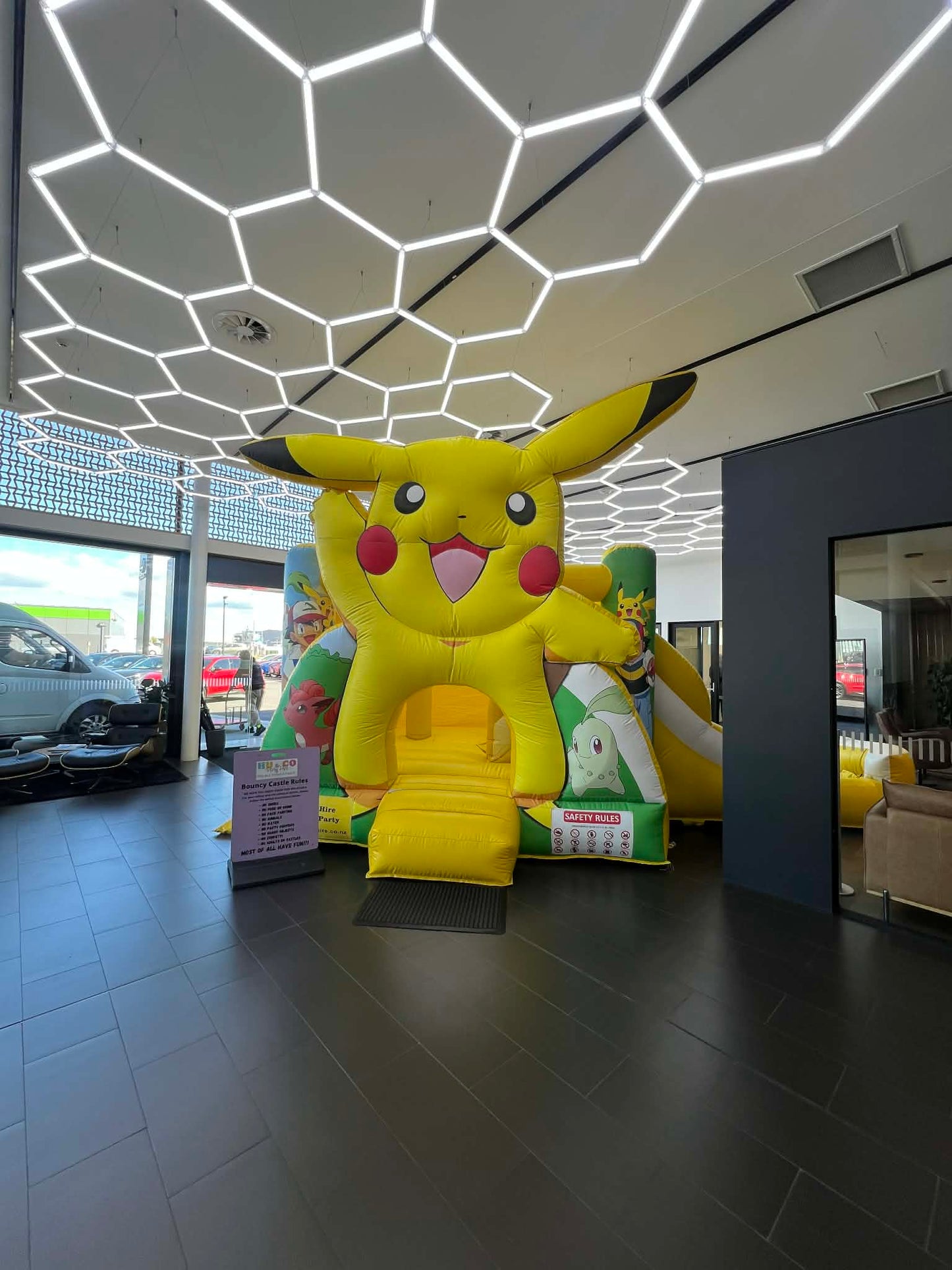 Pokémon Theme Inflatable Bouncy Castle Children Party Rental Hamilton