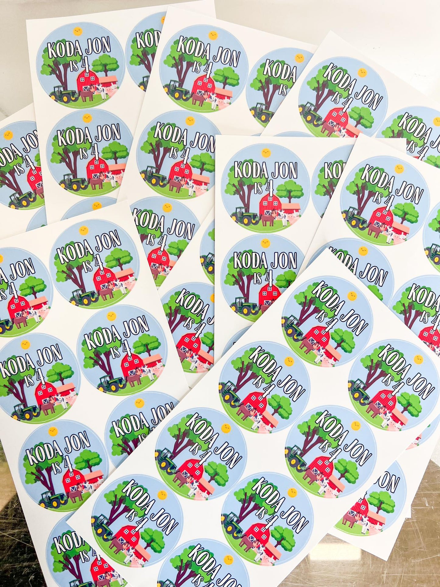 Personlised Sticker Sheets