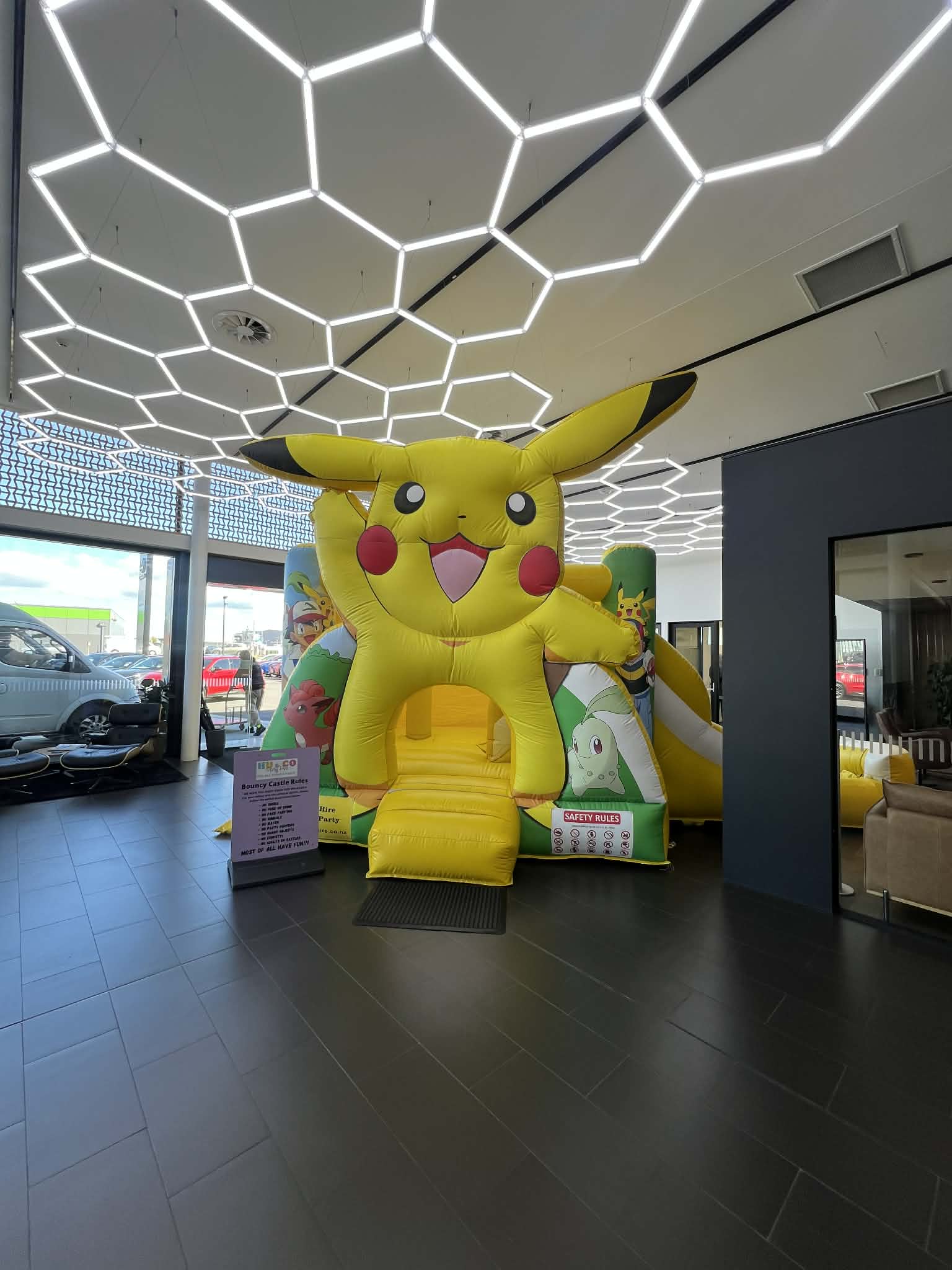 Pokémon Theme Inflatable Bouncy Castle Children Party Rental Hamilton