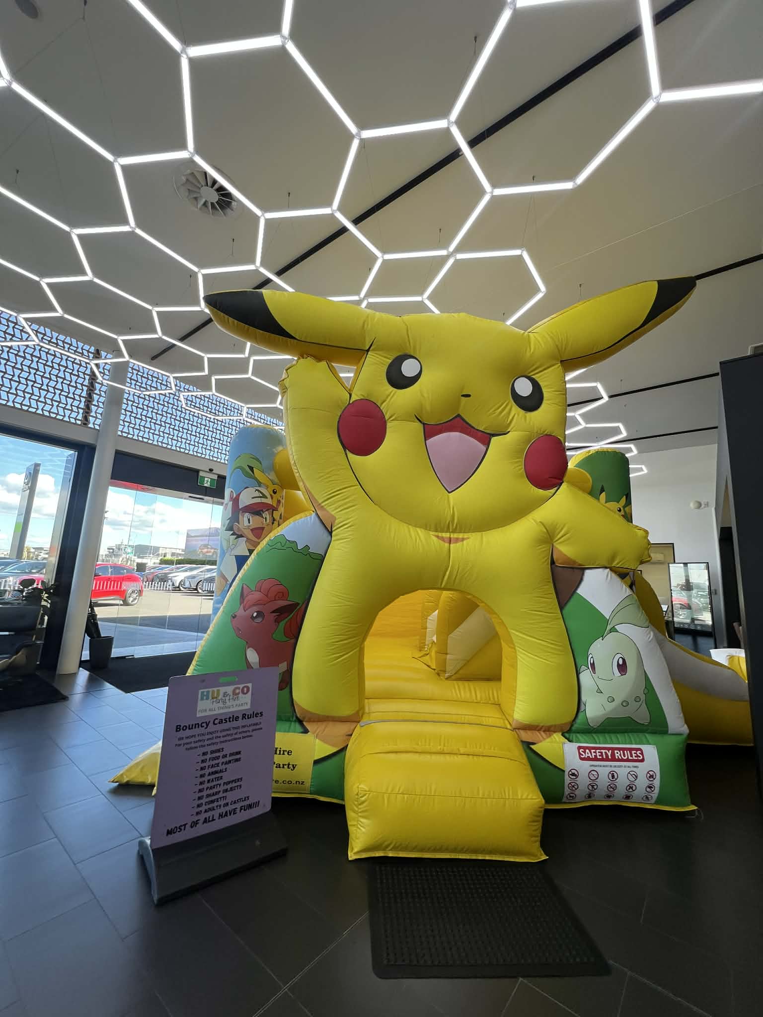 Pokémon Theme Inflatable Bouncy Castle Children Party Rental Hamilton