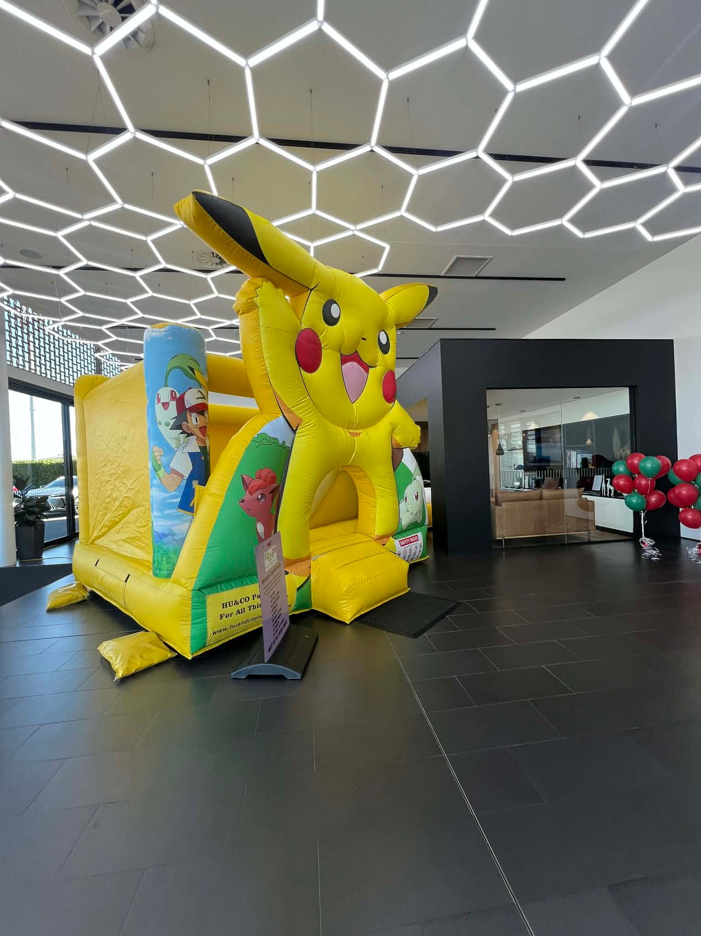 Pokémon Theme Inflatable Bouncy Castle Children Party Rental Hamilton